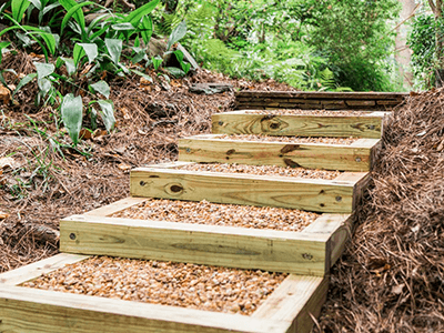 Atlanta Pathways and Stairs Rustic Natural